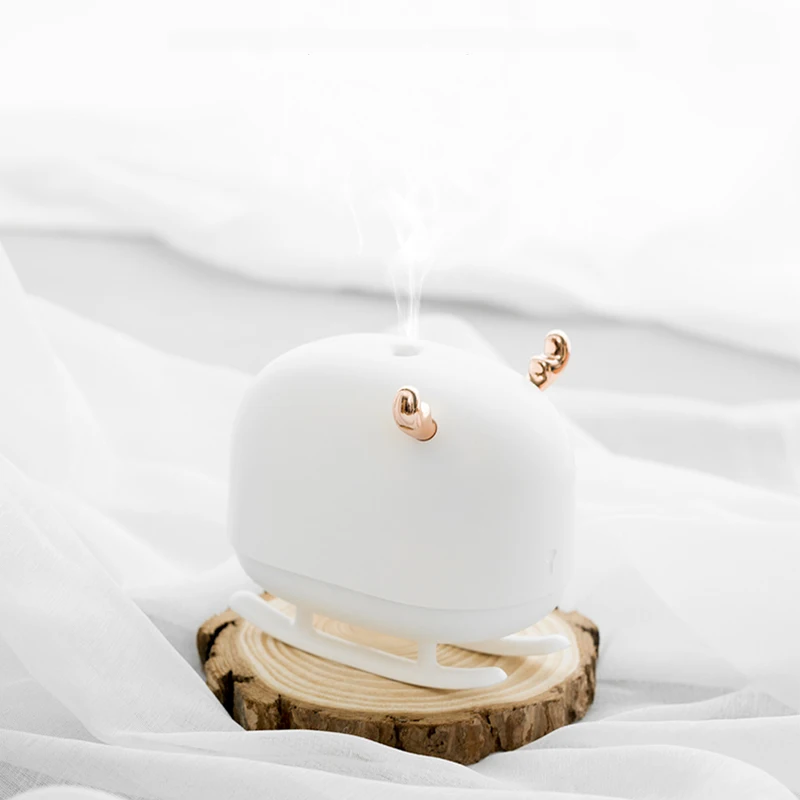New Sleigh Deer Humidifier Ultrasonic Mute Bedroom Aroma Diffuser 260ml USB mini Essential Oil Diffuser