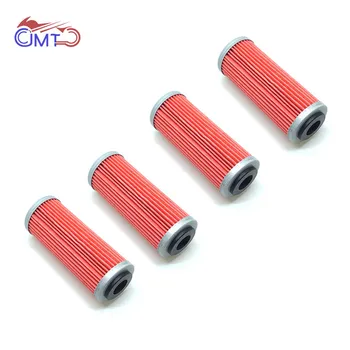 

For Husqvarna FC250 FE250 FC350 FE350 FX350 FC450 FE450 FS450 FX450 FE501 Oil Filters Motorcycle Engine Parts 4 Packs