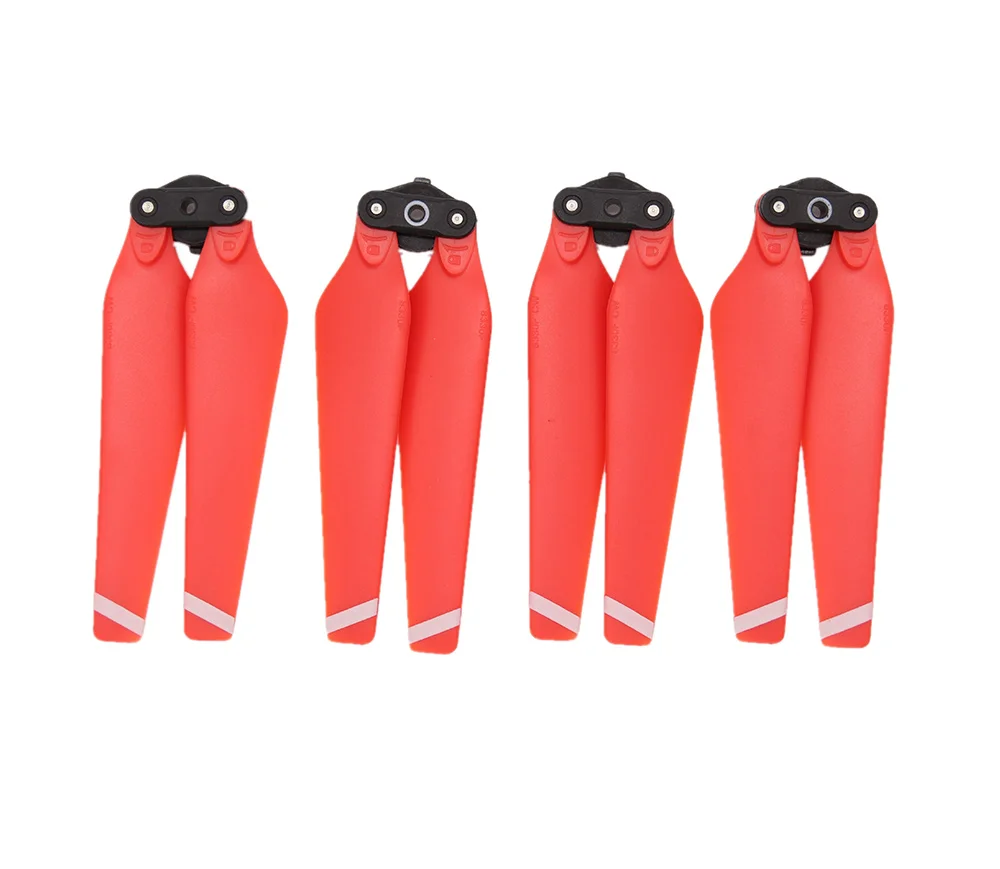 Red 4 pcs 4 шт. пропеллеры для dji Mavic Pro Drone 8330 8330F быстросъемное Лезвие складные реквизиты комплекты аксессуаров - Цвет: Red 4 pcs
