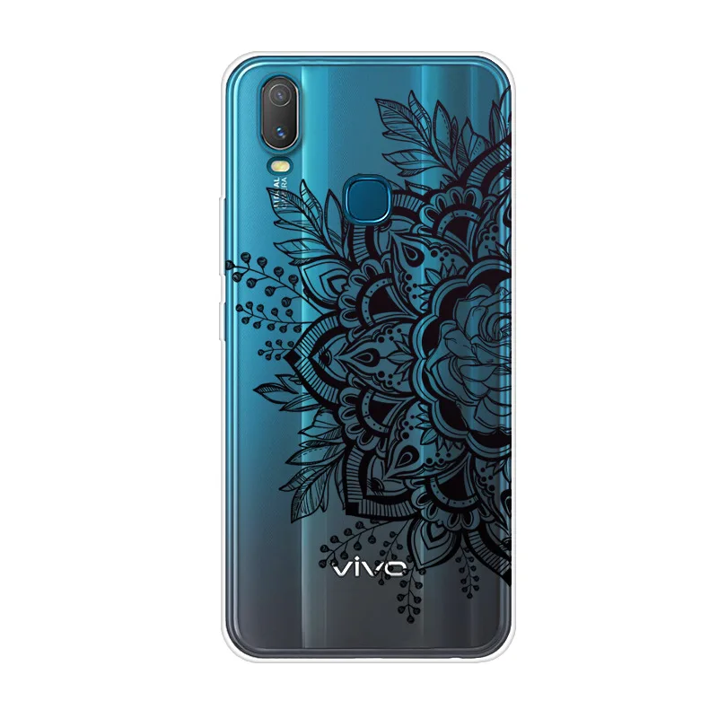 as photo 23 6,3" для Vivo Y11 чехол популярная Краска Мягкая Задняя накладка чехла из ТПУ для Vivo Y11 чехол крутой животный цветочный принт Funda Coque - Цвет: as photo 23