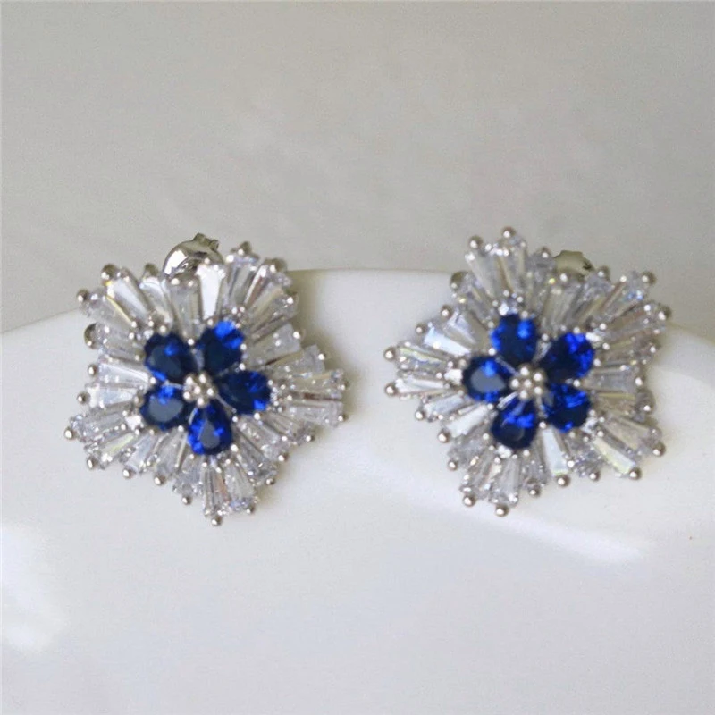 Waliicorners Wedding Earrings Aesthetic Cubic Zirconia Flower Design Ear Stud Piercing Earrings 8 H1fa56f7dcb6f49cf80dd5bf39a4cc024d