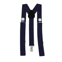 

Adjustable Elasticated 11 Colors Adult Suspender Straps Bow Tie Men Women Y Shape Elastic Clip-on Suspenders 3 Clip Pants Braces