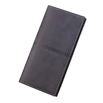 

New Mens PU Leather Long Wallet Bag Bifold Purse Cell Phone Card Holder Clutch Wallet ID Card Holder Purse Clutch Phone Bag