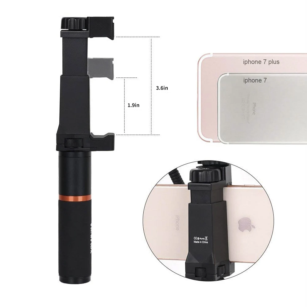 Comica CVM-R2 смартфон видео Rig Рукоятка Ручка Комплект стабилизатора для iPhone X 8 7 6s Plus для samsung мобильный телефон Huawei и т. Д