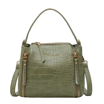 

Women's Bag Retro Classic Snake Pattern Solid Color Letter Bucket Bag Shoulder Bag Chain Portable Diagonal Package Женская Сумка