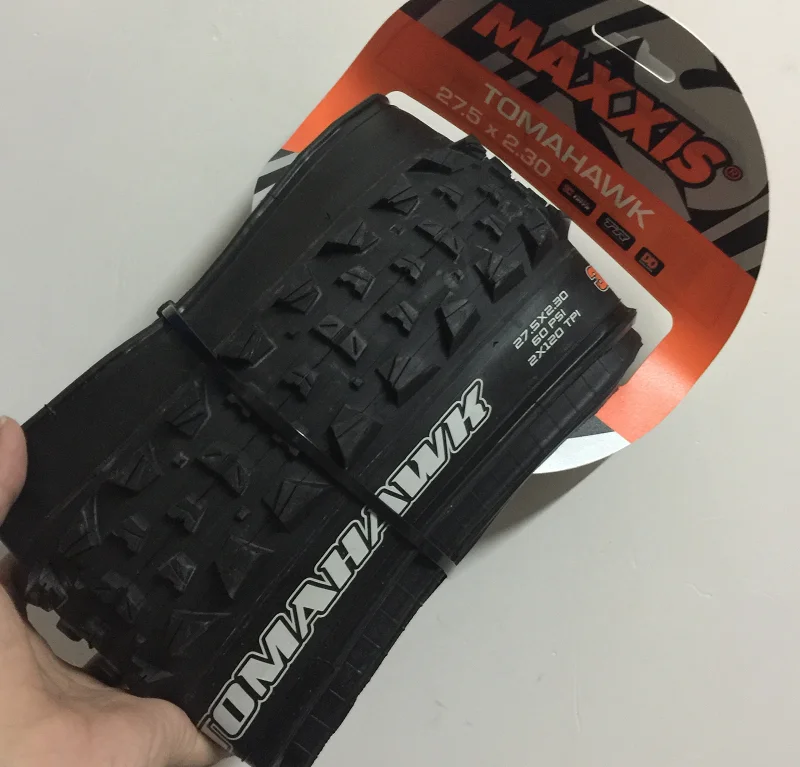 Maxxis TOMAHAWK бескамерные велосипедные шины 27,5*2,3 сверхлегкие 60TPI120TPI 3C бескамерные готовые анти прокол mtb горные шины 650B