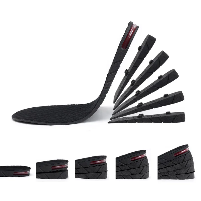 Height Increase Insole Cushion Height Lift Adjustable Cut Shoe Heel Insert Taller Support Absorbant Foot Pad
