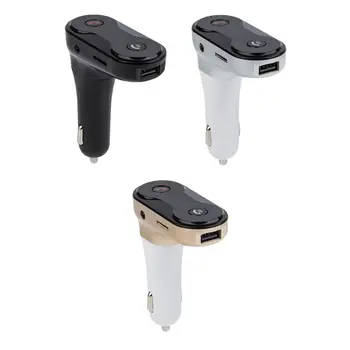 

HandsFree Wireless Bluetooth FM Transmitter Bluetooth Car Kit C8 AUX Mini MP3