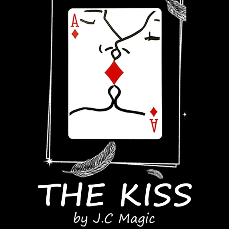 The Kiss by J.C Волшебная карточка волшебные трюки визуальный Романтический покер