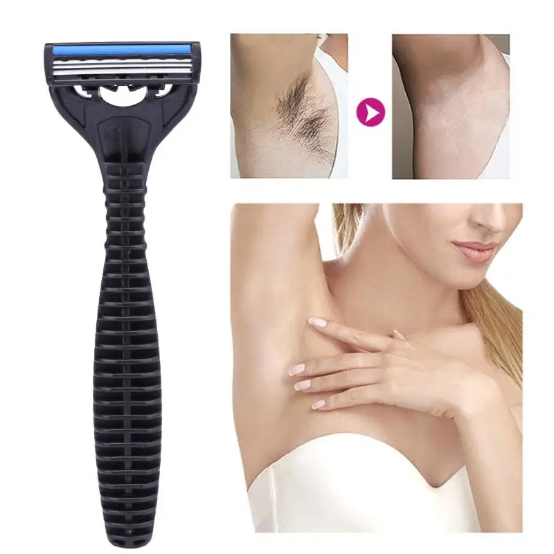 

1/2/3 Layers Blades Manual Razor Steel Strip and Plastic Disposable Whiskers Beard Shaving Hotel Facial Body Axillary Supplies