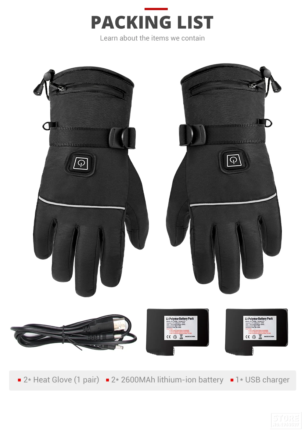 HEROBIKER Мотоциклетные Перчатки Водонепроницаемый с подогревом Guantes Сенсорный экран Батарея приведенный в действие Мотогонки Ездовые перчатки зимние