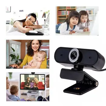 

USB HD 1080P Webcam Video Recording Camera For PC Desktop Laptop With Microphone Auto Focus Webcams