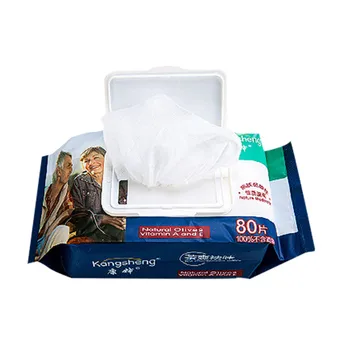 

Portable Clamshell Alcohol-free Non-woven Adult Flushable Wet Wipes 80 Wipes Wet Wipe Disposable Disinfection Wipes FD