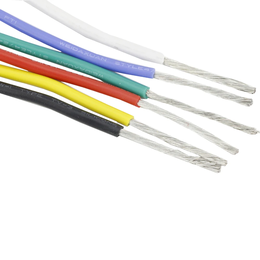Durable Silicone Heat-Resistant Cable Wire - 5 Meters