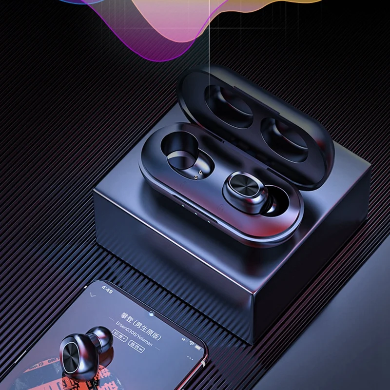 Tws Bluetooth Headset B5 In Ear Wireless Headset Tws Noise Canceling Headset