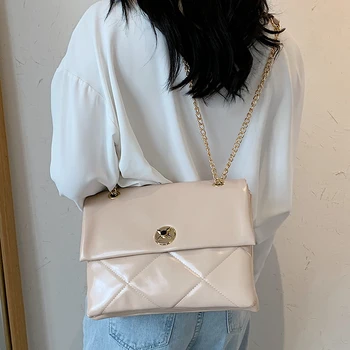 

Women Small Pu Leather Shoulder Bag High Quality Ladies Crossbody Bags for Women Designer Chain Female Handbags Messenger Bags