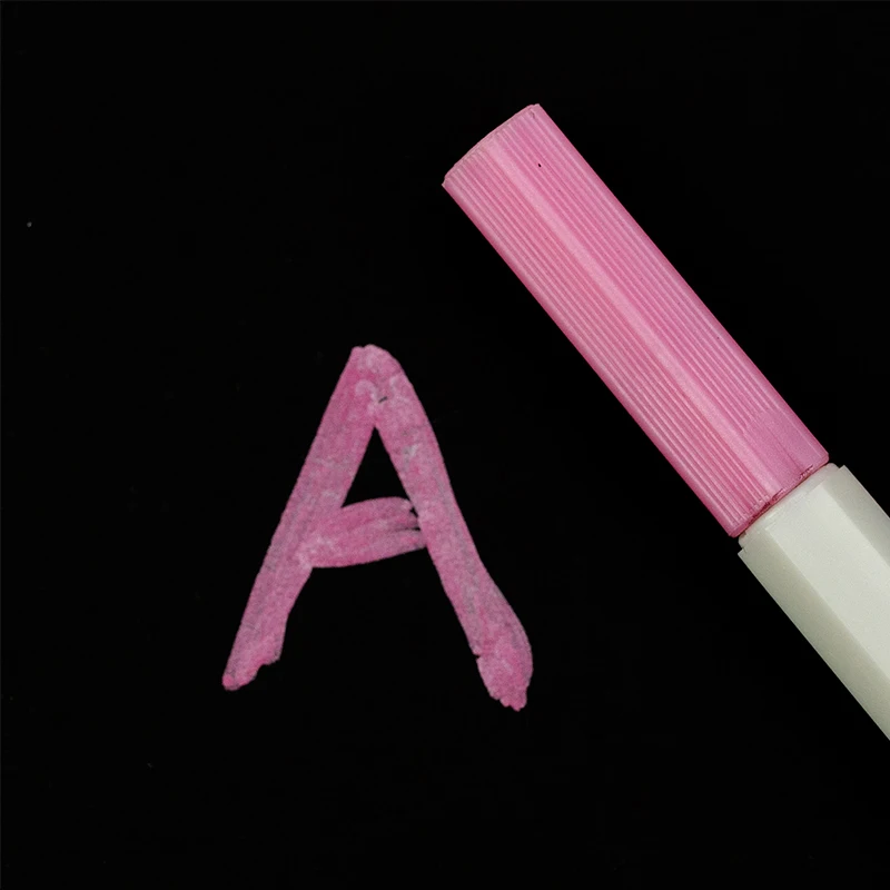 1pcs Metallic permanent paint Marker Pen Art colourful Cute plastic Supplies stationery Scrapbooking Crafts graffiti - Цвет: Розовый