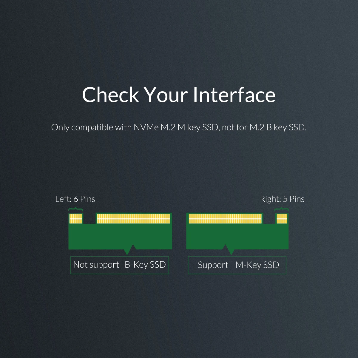 ORICO NVME корпус Поддержка UASP 10 Гбит/с M2 SSD чехол M.2 для Тип usb C 3,1 ssd-адаптер для 2230 2242 2260 2280 nvme M.2 SSD