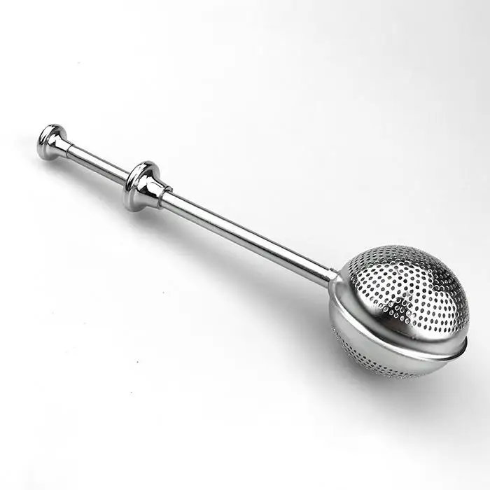 New Tool Silver Mesh Tea Strainer Reusable Adjustable Stainless Steel Tea Infuser Teaware Modern Kitchen tool For Home