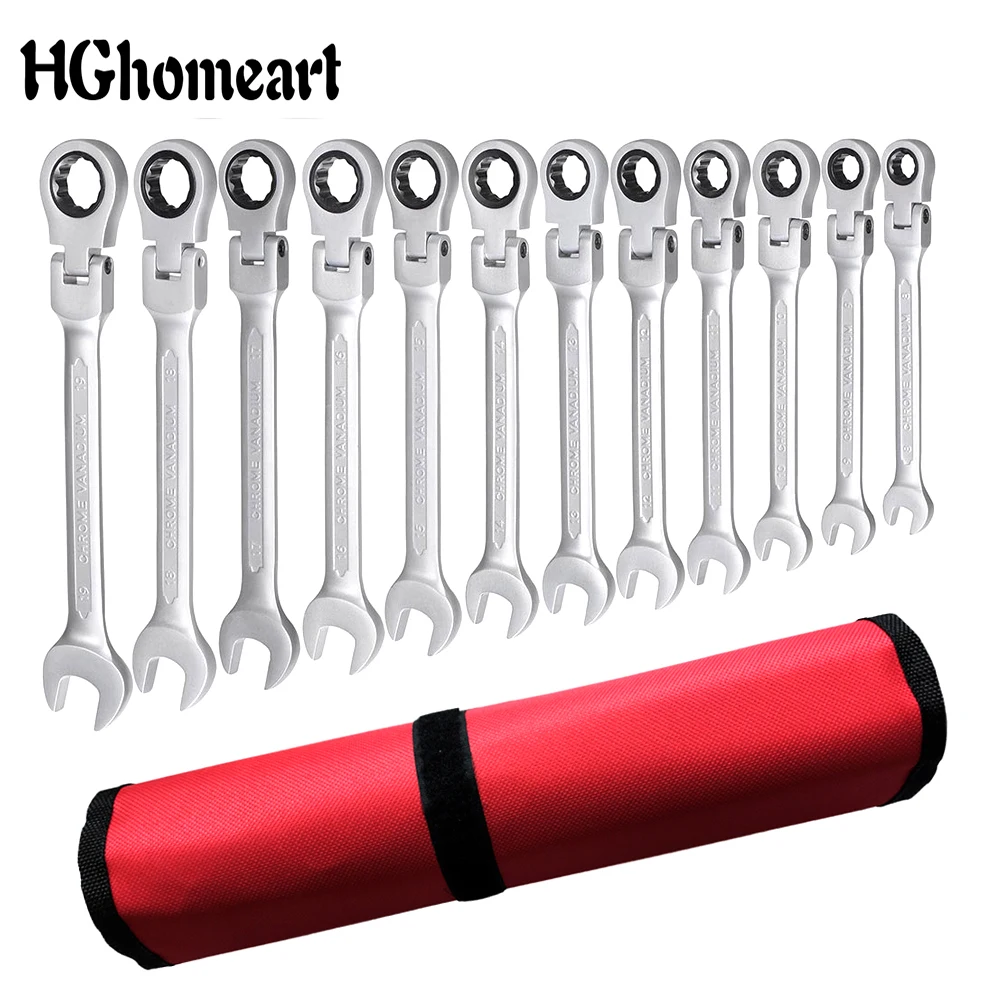 Ratchet Spanner Car Wrench Set Hand Tools Keys Wrench Tools Set