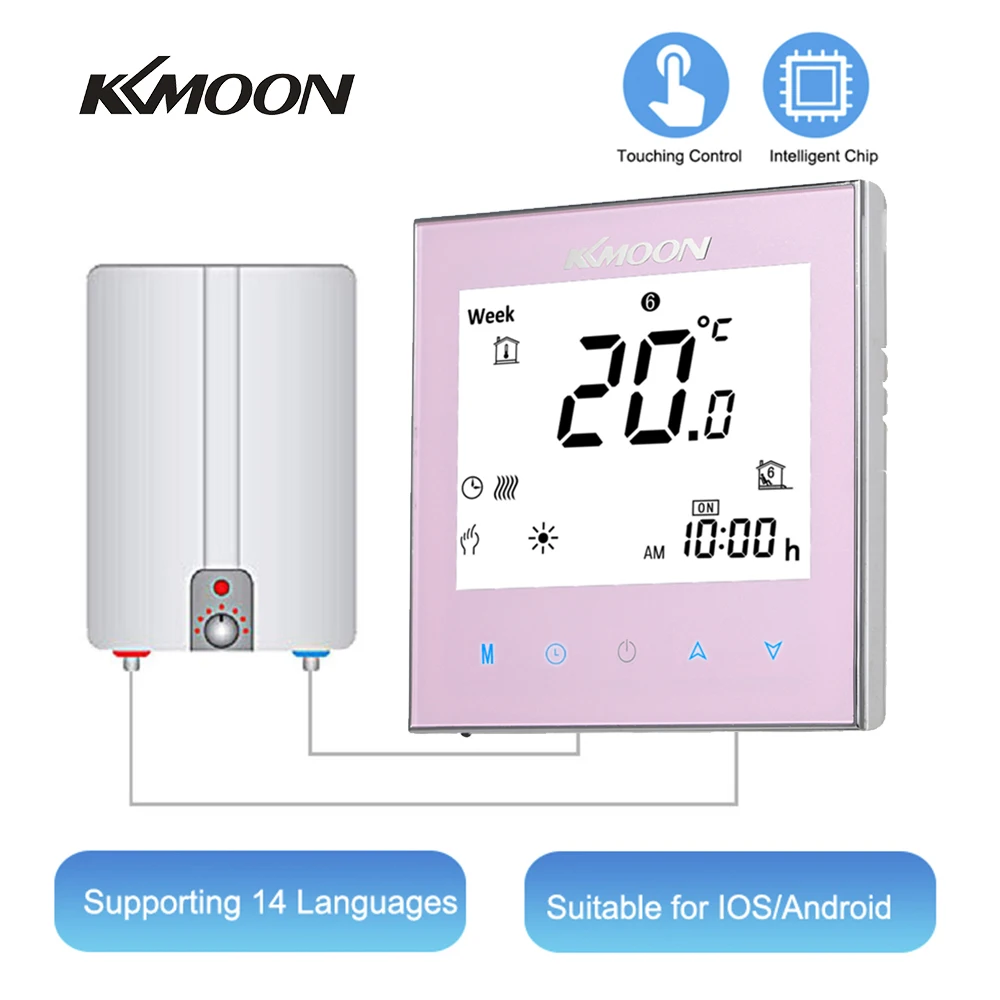 KKmoon цифровой водонагреватель/газовый котел термостат с WiFi подключением и