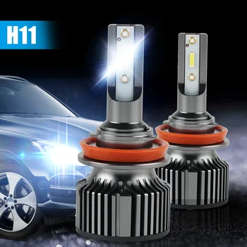 

Car LED 6000K Headlight Hi-Low Beam For ATV UTV SUV Truck Off-road Motorcycle Motorbike Bike H11 H8 H9 led Bulbs