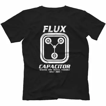

Flux Capacitor Back To The Future T-Shirt 100% Cotton Delorean Marty