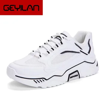 

New Brand Xiumony Low Men Casual Shoes Male Sneakers Breathable Lace-up Men Footwears Chaussure Homme Comfortable Outdoor Shoes