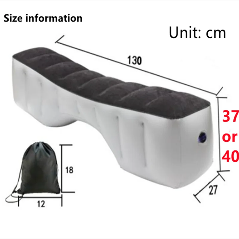Inflatable Car Travel Bed Gap Pad Air Mattress Rear Seat PVC Cushion For Camping Outdoor Durable Auto Back Seat Accessories