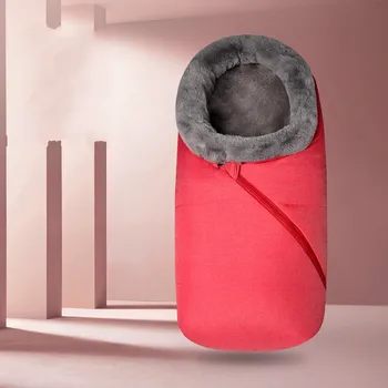 

Newborn Stroller Sleeping Bag Dual-purpose Blanket Thickened Autumn And Winter Sleepsack Wrapping Blanket And Anti-kick Quilt