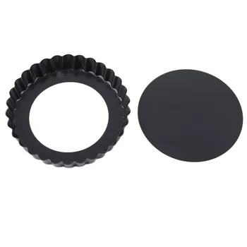 

Chrysanthemum Live Bottom Pie Tin Egg Tart Plate Non-stick Heart Shape Rectangular Wavy Edge Pizza Baking Appliances