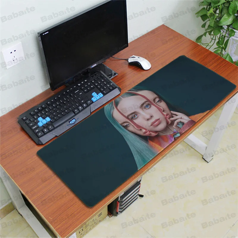 Babaite My Favorite Billie Eilish клавиатуры резиновый коврик игровой коврик для мыши Настольный коврик большой коврик для мыши клавиатуры коврик