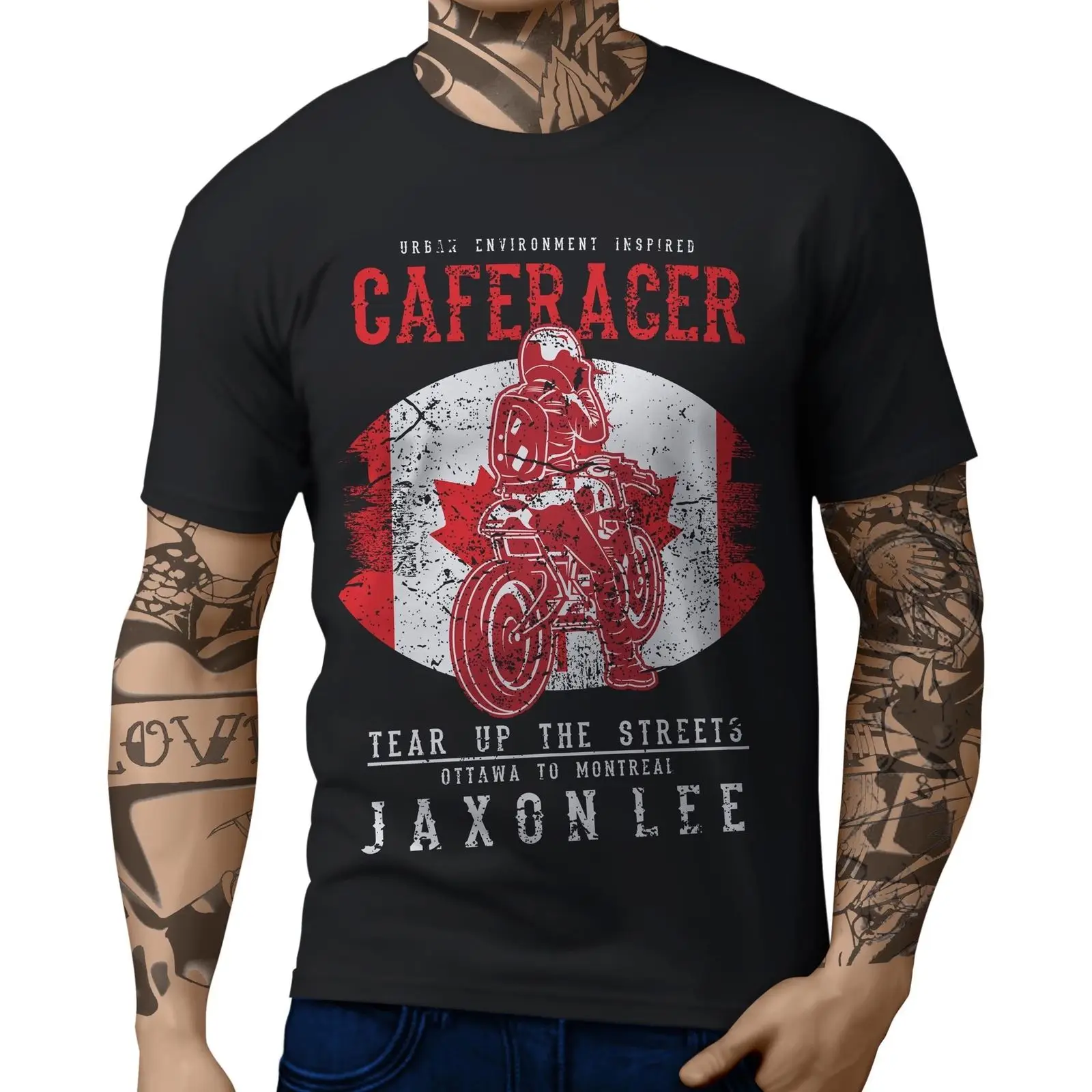Cafe Racer Honda Estilo Impreso T Shirt en 6 tamaños