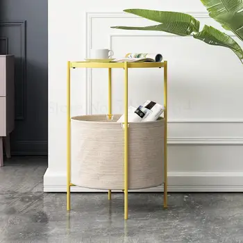 

Nordic Coffee Table Simple Modern Living Room Side Corner Table Tea Table Round Small Coffee Table Sofa Side Table