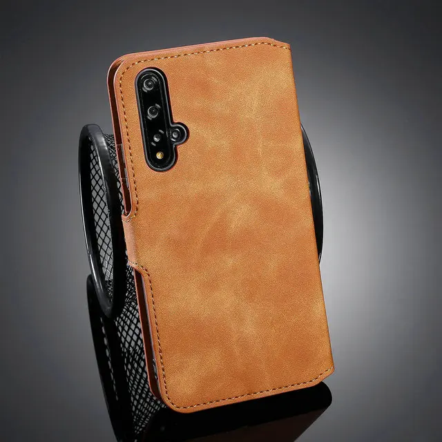 Ретро кожаный бумажник для huawei Nova 5 T Nova T5 5 T 5i Pro 5Z чехол Роскошный флип слот для карт чехол для huawei Nova 5 T чехол Nova5T Coque