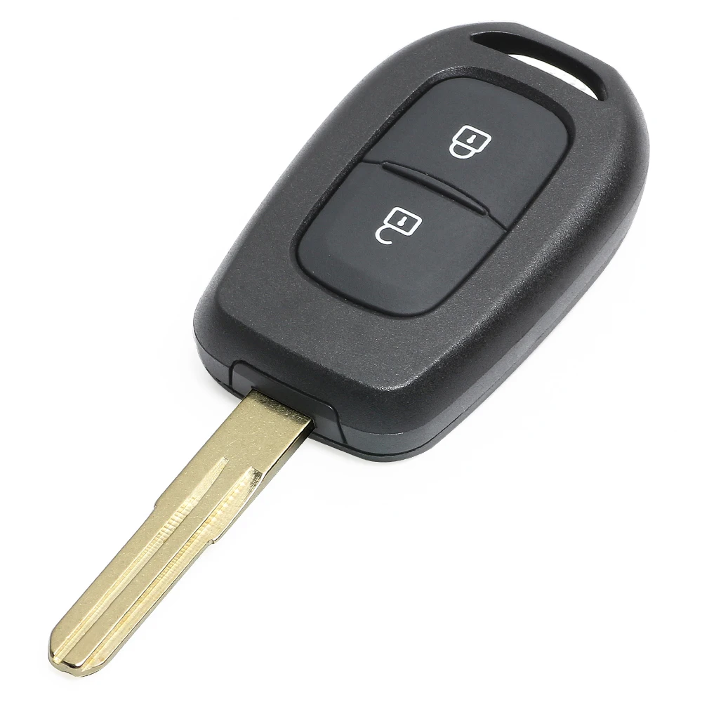 KEYECU 5 шт. дистанционного ключа автомобиля для Renault Sandero Dacia Logan Dokker Duster Trafic Clio 4, Fob 2 кнопки-433 МГц-PCF7961M чип - Цвет: Белый