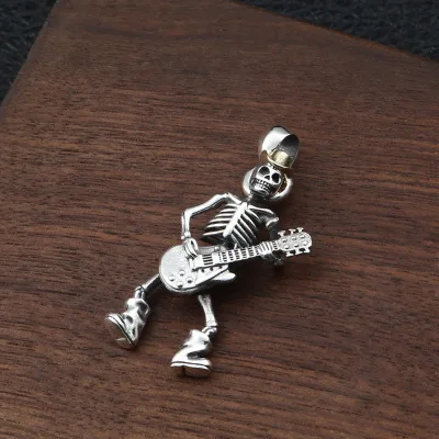 Ожерелье из серебра 925 пробы в стиле панк рок|Подвески| |