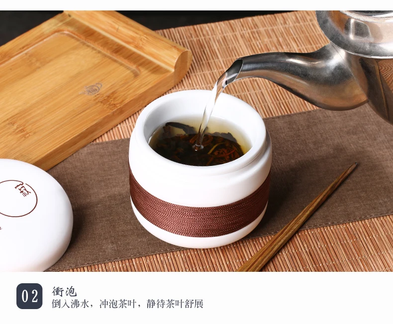 Conjunto de cha ceremony gaiwan juegos de te, новинка, маленькая посуда, кунг-фу, китайский чайный сервиз, для путешествий, juego de te, чайный фарфор