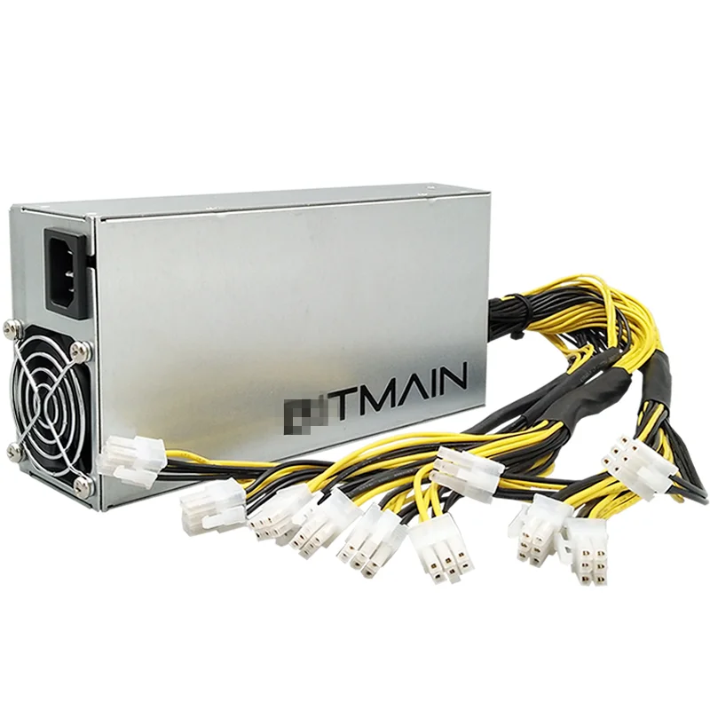 PSU для Bitmain Dragon Storm 10*6P мощность одного канала питания APW3++ S9 L3+ D3 источник питания 1600 Вт
