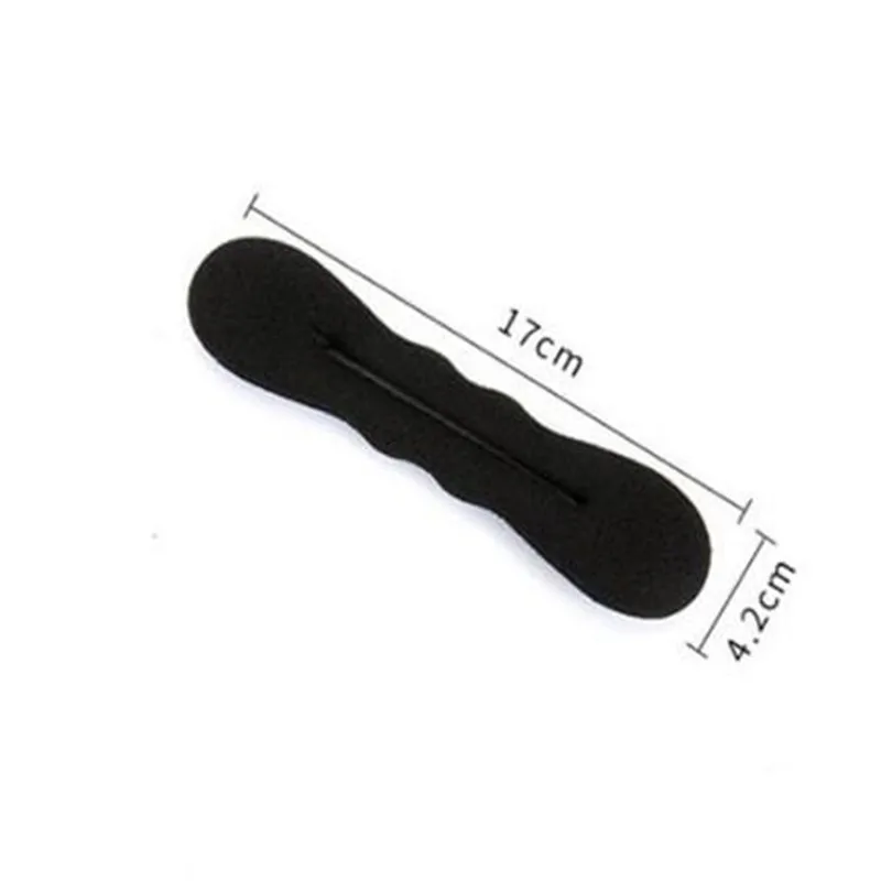 1pc S 17cm 3 шт./компл. Для женщин повязка заколки Губка аксессуары для волос Сделай Сам резинка для волос инструмент Headdressing волос дисковый аппарат булочка прически и повязка на голову - Цвет: 1pc S 17cm