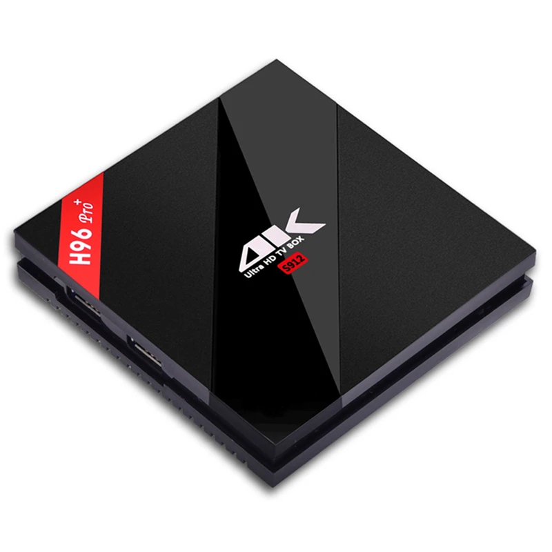 iLEPO H96 Pro Plus Android 7.1 Smart TV Box Amlogic S912 2G/16 3G/16G G3G/32G 4K H.265 Support 2.4+5.8GHz WiFi BT4.1 1000M LAN
