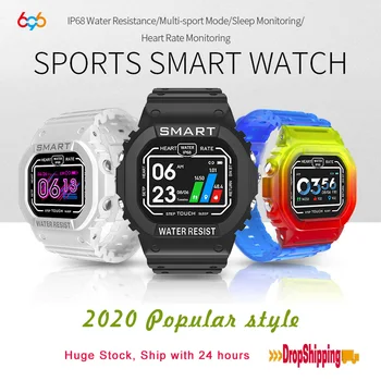 

696 K16 Smart Watch IP68 Waterproof Heart Rate Blood Pressure Monitor Bracelet Swimming Men Wristwatch Sports Watch PK X12