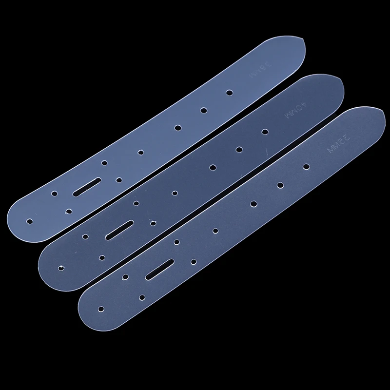 5Pcs/Set DIY Leather Belt Buckle Punch Hole Templates Tools