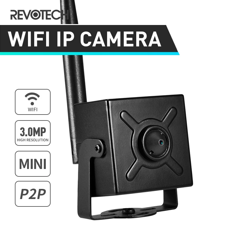 H.265 Wi Fi 3MP / 1080P Мини IP камера P2P металлическая видеонаблюдения Система со слотом для SD карты (Seetong)|Камеры