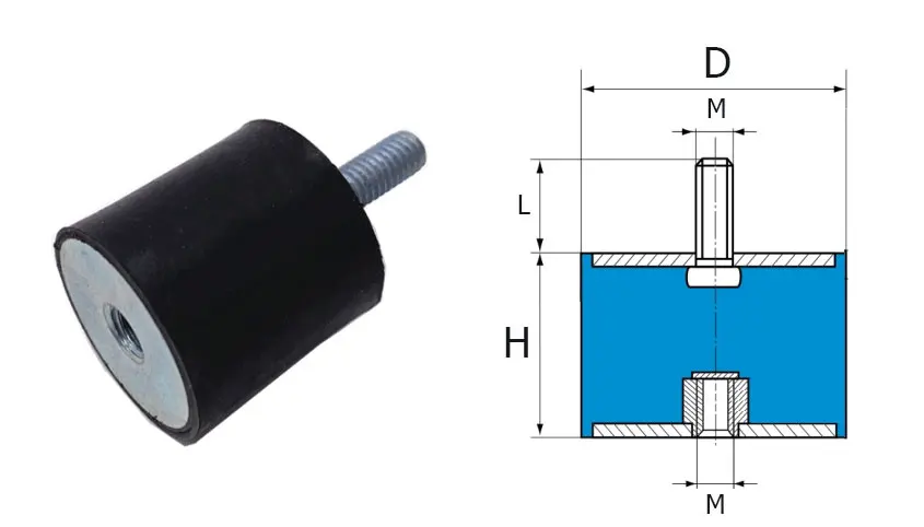 60 шт. Амортизаторы резиновые M3/M4/M5 | AliExpress