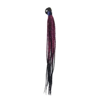 

Freestyle Motorcycle Helmet Ponytail Braids Wig With Suction Cup DIY Decoration