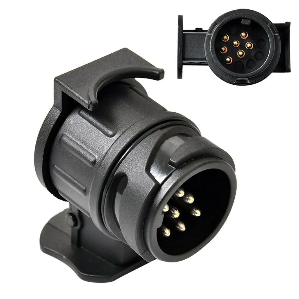 13 Pin to 7 Pin Plug Connector Adapter 12V Car Trailer Truck Caravan