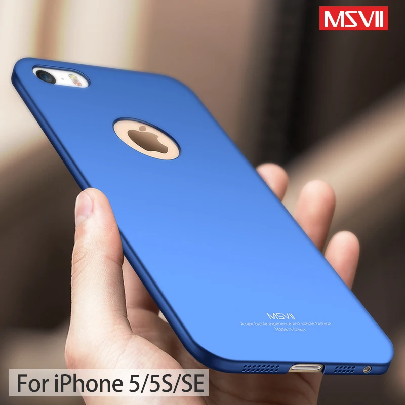 Чехол для iphone 5s MSVII тонкий матовый чехол se iPhone5 Жесткий из поликарбоната iPhone 5 5se s