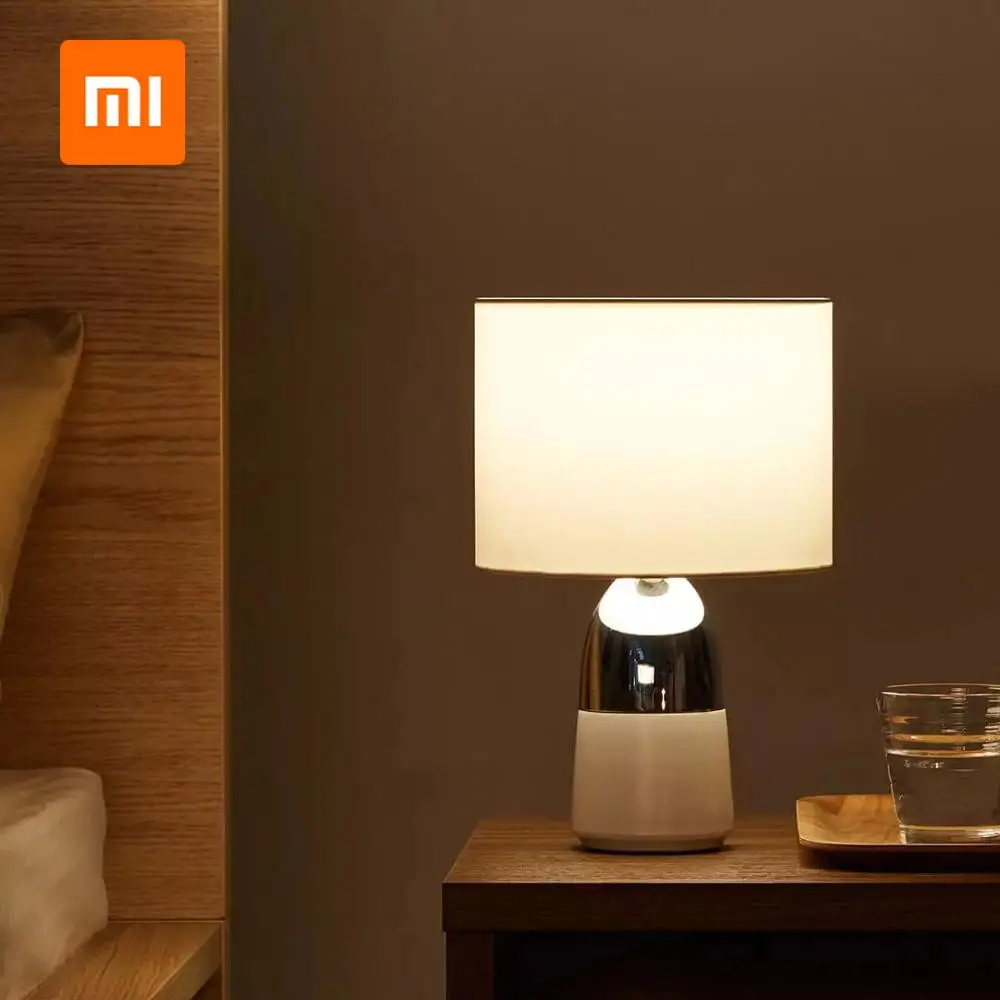 Xiaomi Youpin светодиодный сенсорный прикроватный светильник хрустальные настольные