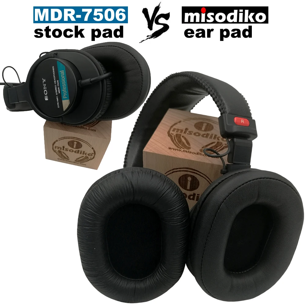 Misodiko Сменные амбушюры для наушников Audio-Technica ATH-M50x ATH-M40x ATH-M30x ATH-M70x ATH-MSR7, sony MDR-7506